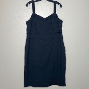 Jacquie Sleeveless‎ Black Dress LBD Sz 18